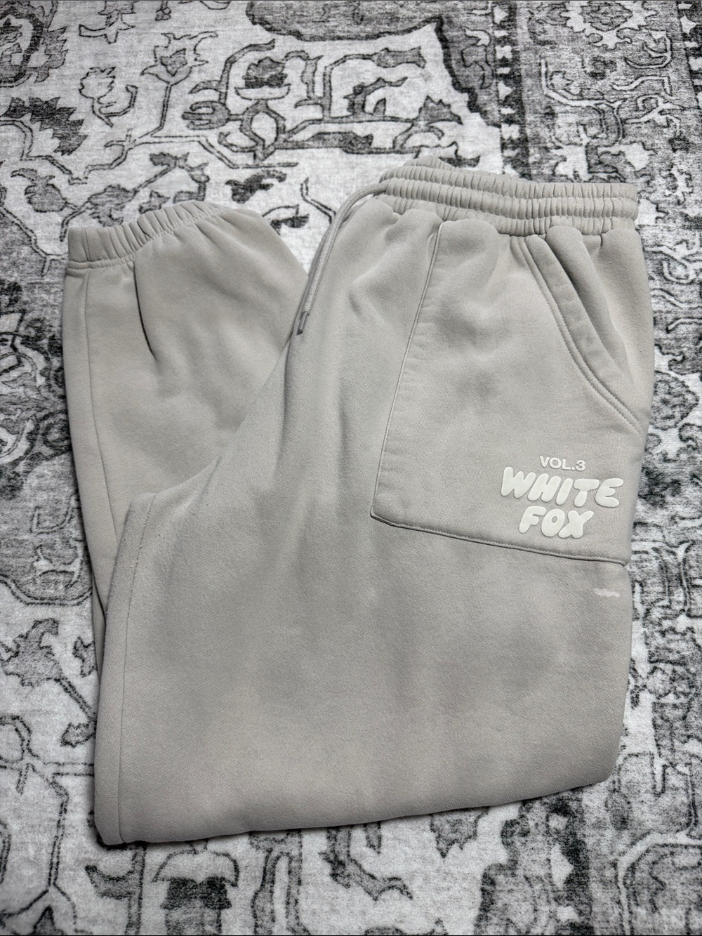 White Fox Boutique Light Gray Sweat Joggers